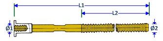 Form Tie BC Rod with Nut