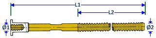 Form Tie B Rod with Nut